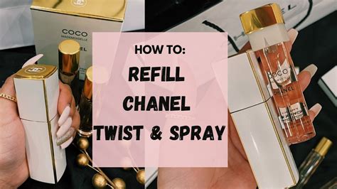 how to refill chanel twist and spray|chanel chance refill only.